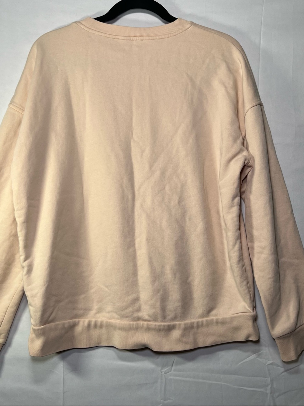 Reformation Jeans Organic Cotton Crewneck Sweatshirt Cream Beige XS - Picture 11 of 15
